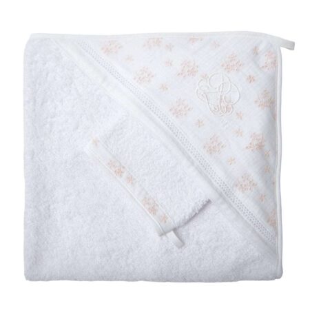 Theophile & Patachou - Kaphanddoek + washandje Flowers