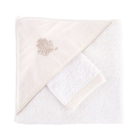 Theophile & Patachou - Kaphanddoek + washandje Zand