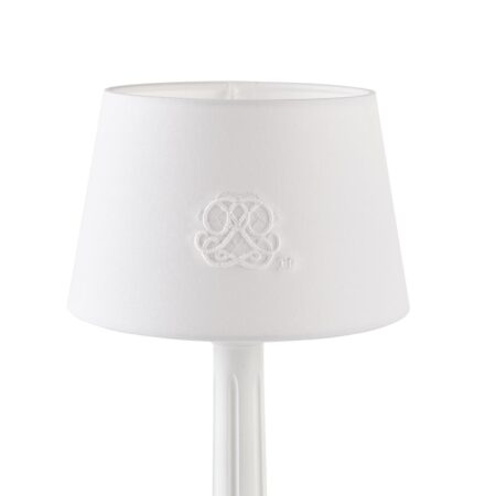 Theophile & Patachou - Kleine lampenkap geborduurd Wit