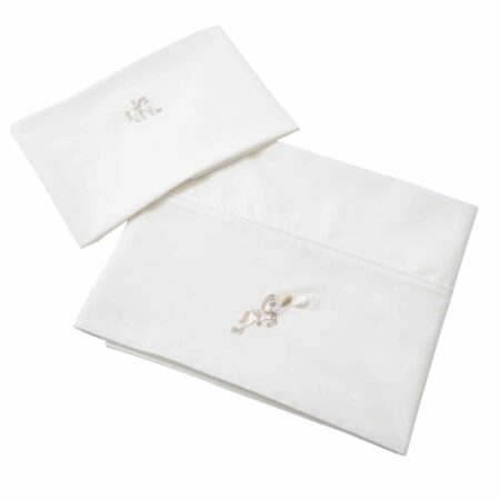 Theophile & Patachou - Laken bed 105x170cm + sloop Ivoor Carrousel