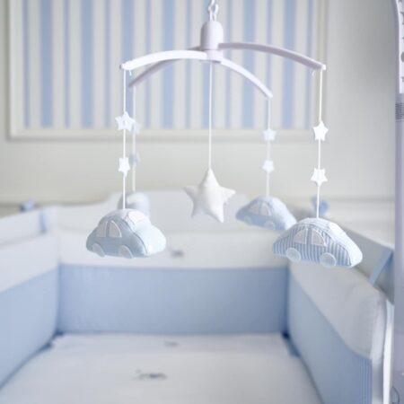 Theophile & Patachou - Muziekmobiel "wagen" - Lichtblauw - Classic Car