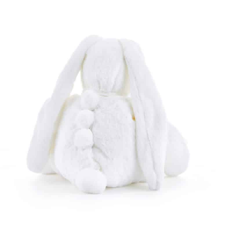 Theophile & Patachou - Pijamazak konijn wit strik wit - 60cm