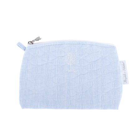 Theophile & Patachou - Platte tas - Gewatteerd Lichtblauw