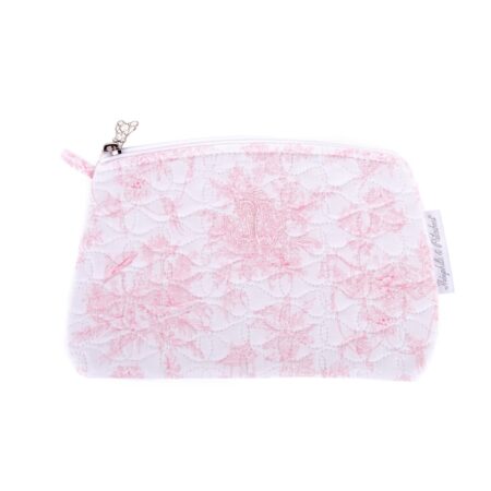 Theophile & Patachou - Platte tas - Gewatteerd Roze geprint