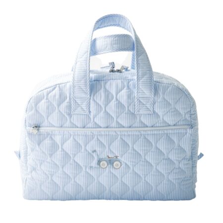 Theophile & Patachou - Reis-toilettas - Gewatteerd - Lichtblauw - Classic Car