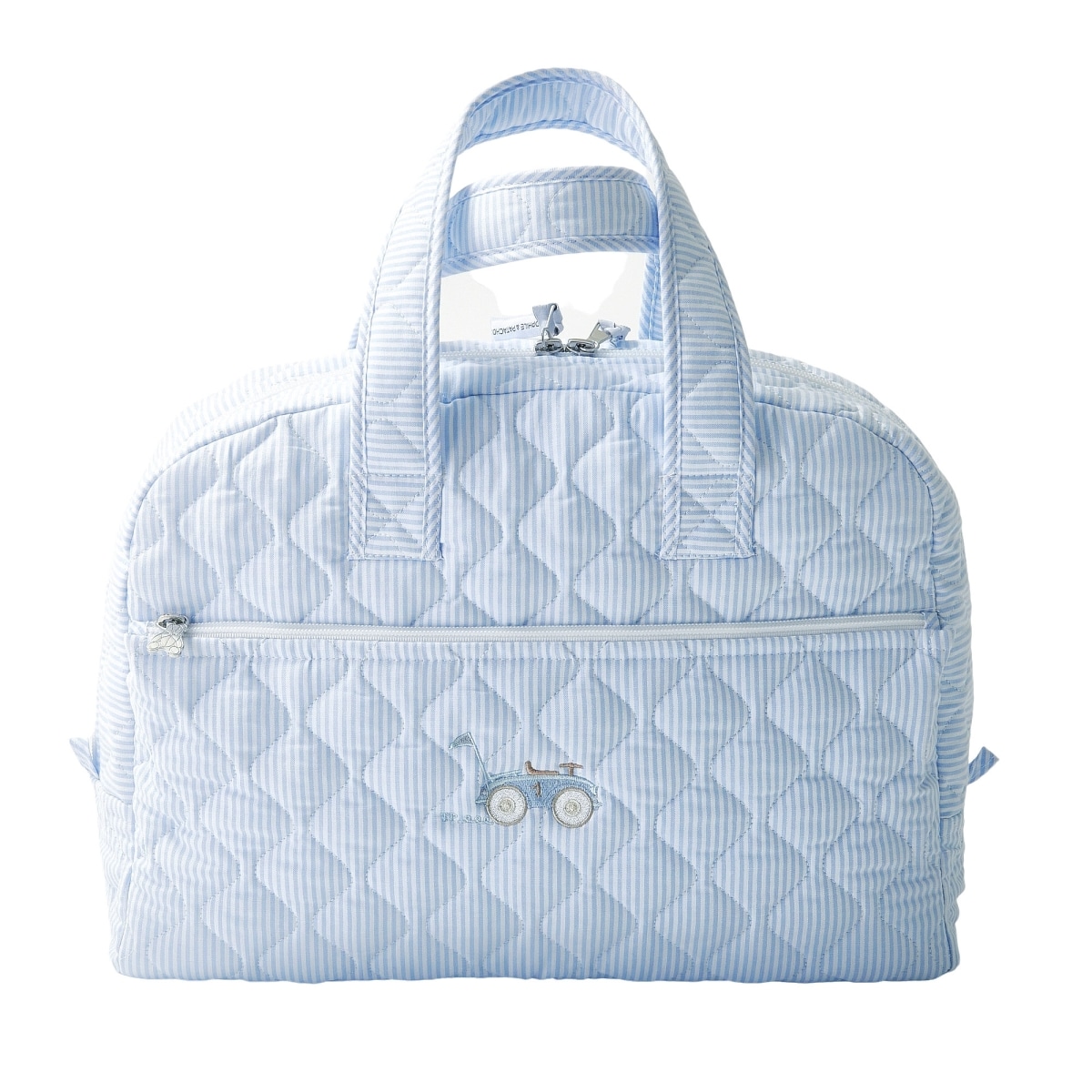 Theophile & Patachou - Reis-toilettas - Gewatteerd - Lichtblauw - Classic Car