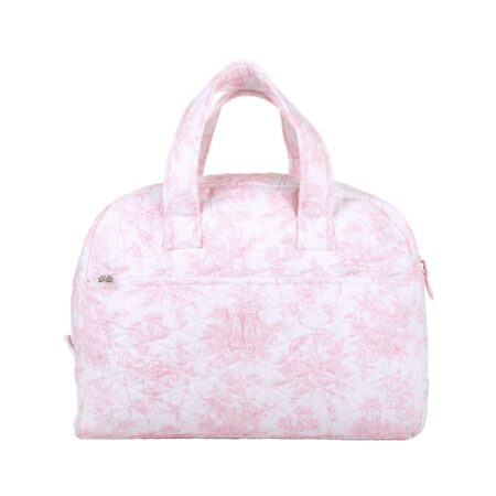 Theophile & Patachou - Reis-toilettas - Gewatteerd Roze geprint