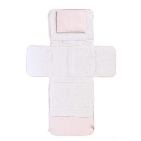 Theophile & Patachou - Reis waskussen - Gewafeld Roze