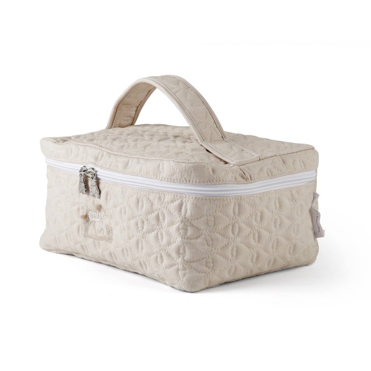 Theophile & Patachou - Toilettas met 1 handvat - Gewatteerd Camel Safari