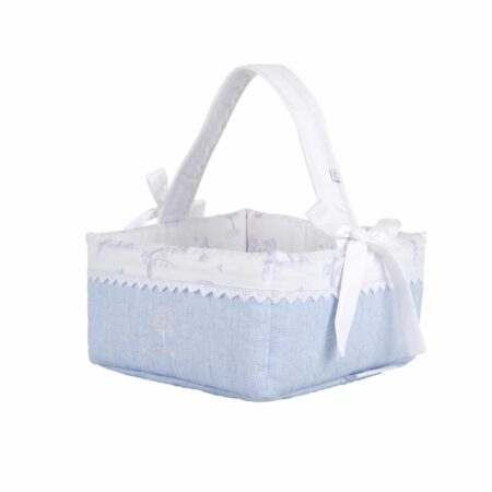 Theophile & Patachou - Verzorgingsmand - Gewatteerd Lichtblauw