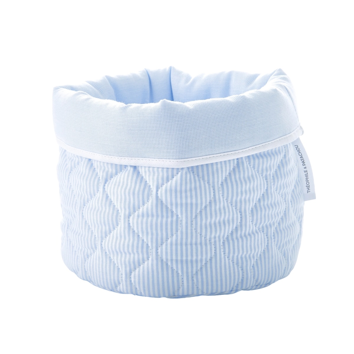 Theophile & Patachou - Verzorgingsmand rond - Gewatteerd - Lichtblauw - Classic Car