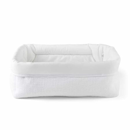 Theophile & Patachou - Verzorgingsmand vierkant - Gewafeld Wit