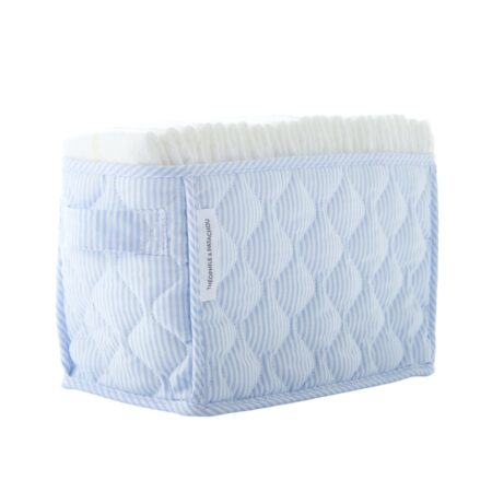 Theophile & Patachou - Verzorgingsmand voor luiers  - Gewatteerd - Lichtblauw - Classic Car