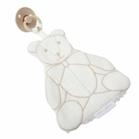 Theophile & Patachou - speenhouder beer ivoor Carrousel