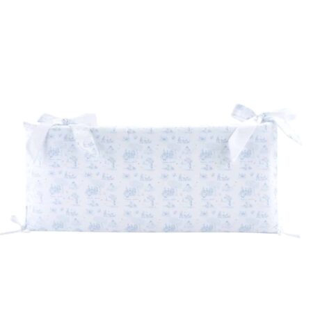 Théophile & patachou - Blue Garden Party - Bedbeschermer 70cm - Katoen (70x70x70cm) H:30cm gedrukt