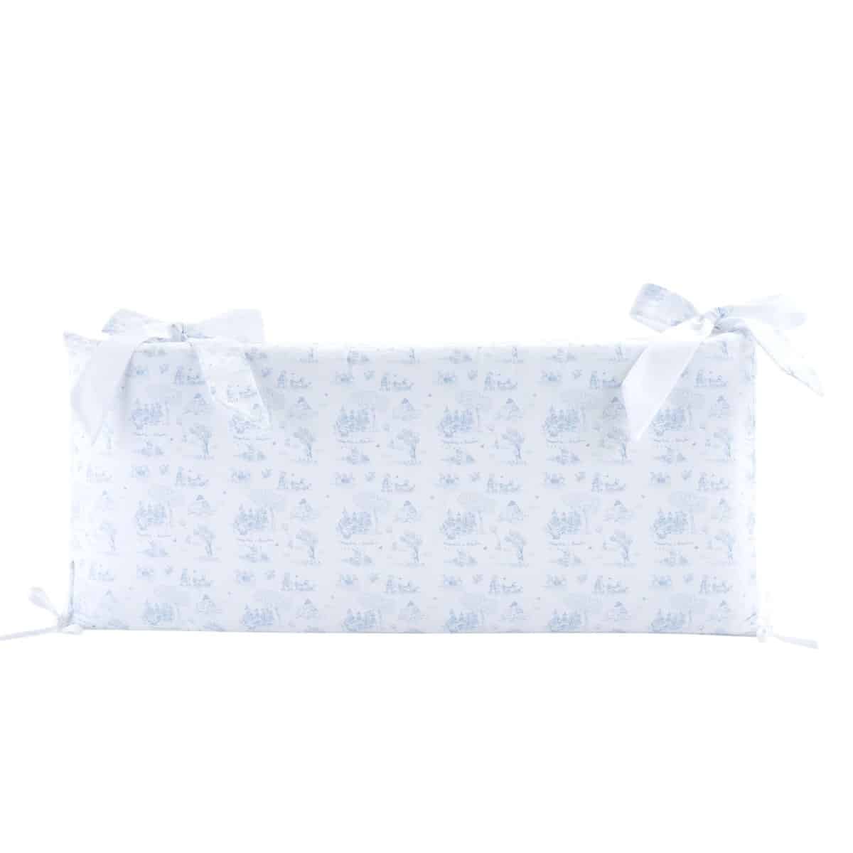 Théophile & patachou - Blue Garden Party - Bedbeschermer 70cm - Katoen (70x70x70cm) H:30cm gedrukt