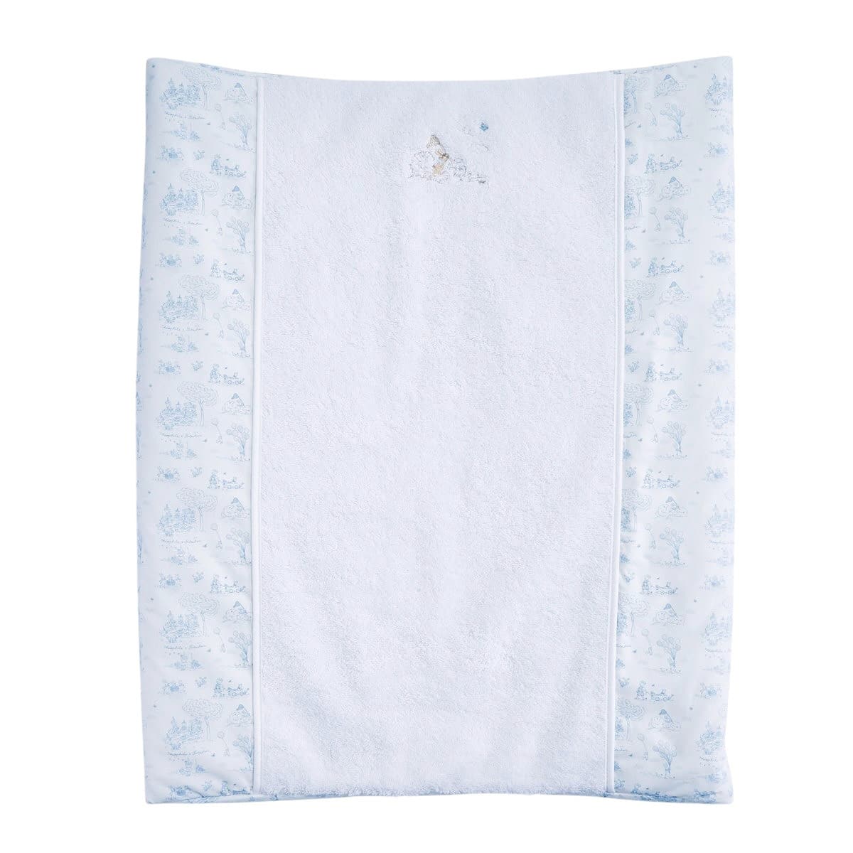 Théophile & patachou - Blue Garden Party - Hoes verzorgingskussen - Badstof + gedrukt