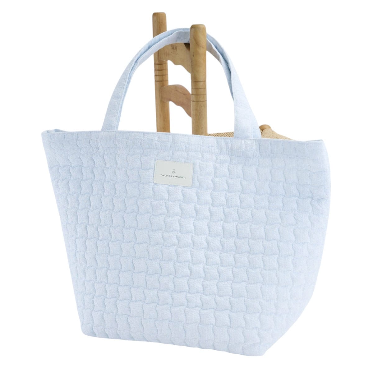 Théophile & patachou - Blue Garden Party - Tote bag - Gewatteerd