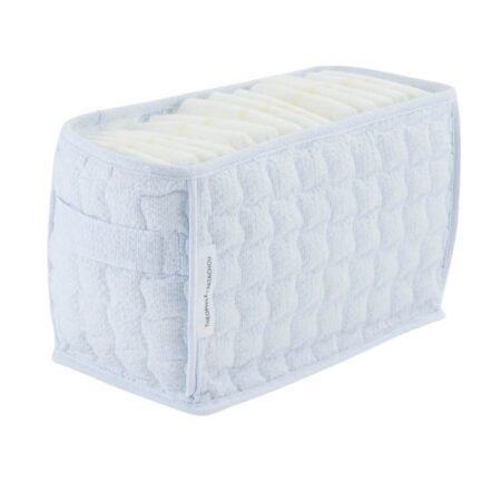 Théophile & patachou - Blue Garden Party - Verzorgingsmand voor luiers - Gewatteerd