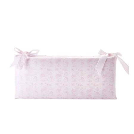 Théophile & patachou - Pink Garden Party - Bedbeschermer 60cm - Katoen (60x60x60cm) H:30cm gedrukt