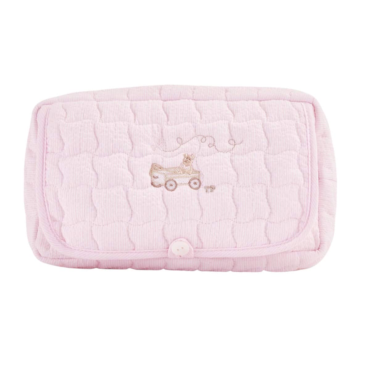 Théophile & patachou - Pink Garden Party - Reishoes vochtige doekjes - Gewatteerd