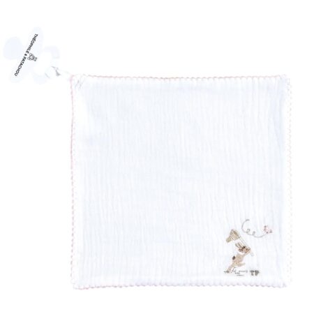 Théophile & patachou - Pink Garden Party - Speenhouder vierkant tetra