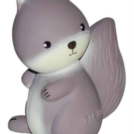 Tikiri - BIJTRING - MIJN EERSTE BOSDIERTJE / EEKHOORN , in natuurlijk rubber, 0+