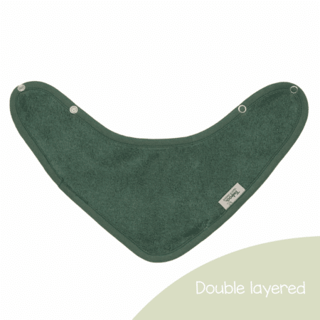 Timboo - Bandana Bib Doubled 36X20Cm - Aspen Green