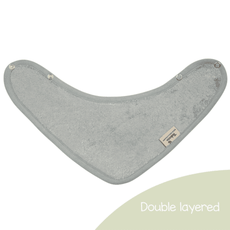 Timboo - Bandana Bib Doubled 36X20Cm - Moon Blue