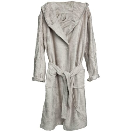 Timboo - Bath Robe (4-6Y) - Feather Grey