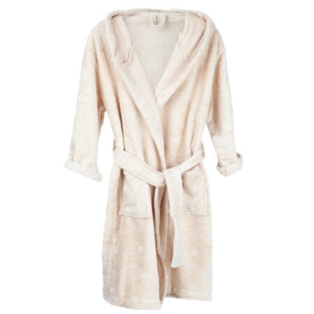 Timboo - Bath Robe (8-10Y) - Frosted Almond
