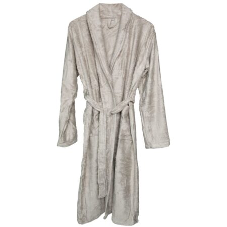 Timboo - Bath Robe Medium - Feather Grey