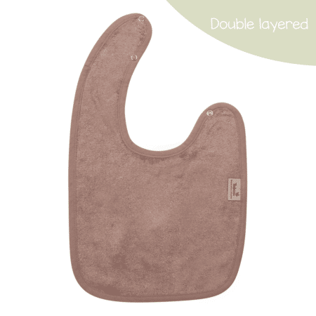 Timboo - Bib Doubled 26X38Cm - Mellow Mauve