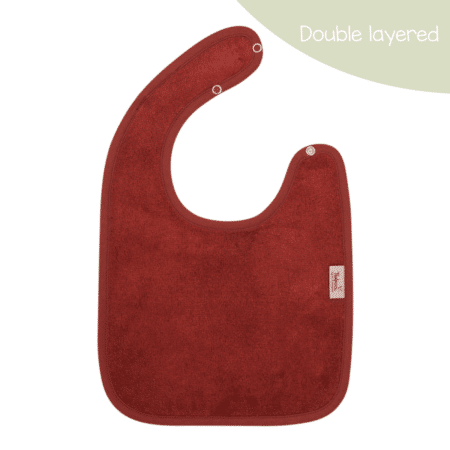 Timboo - Bib Doubled 26X38Cm - Rosewood