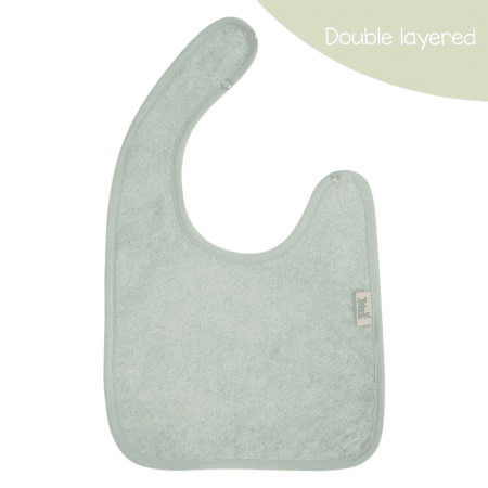 Timboo - Bib Doubled 26X38Cm 529 - Sea Blue