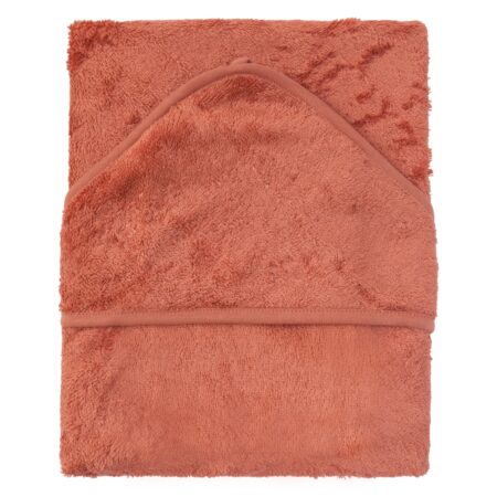 Timboo - Hooded Towel Xxl (95X95Cm) - Apricot Blush