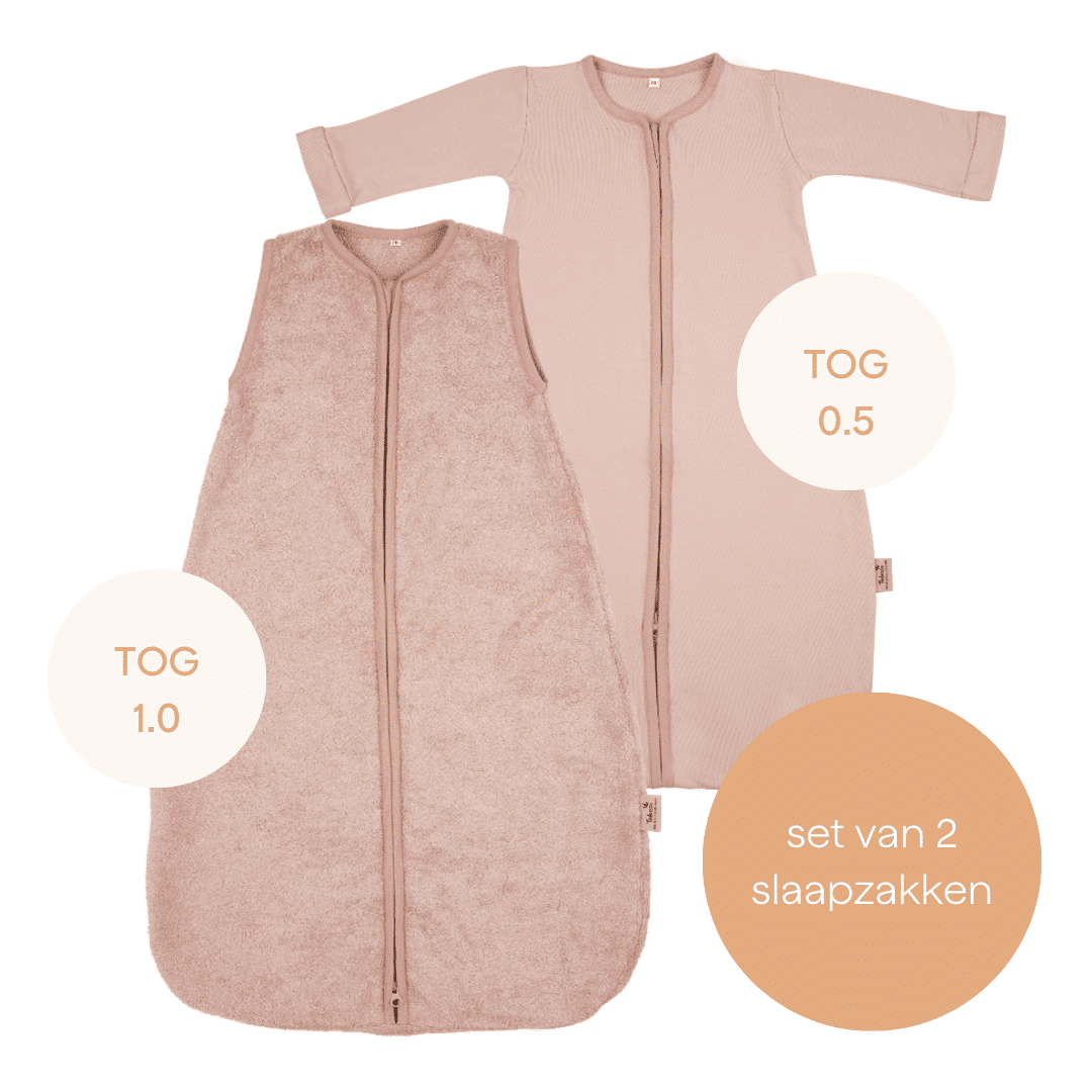 Timboo - Multi-Season Sleeping Bag 70Cm (Tog 0.5 & 1.0) - Misty Rose