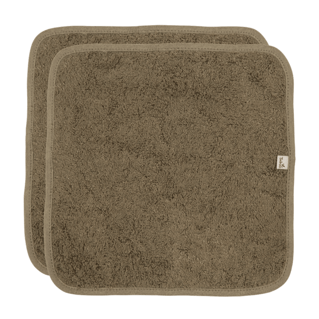 Timboo - Reusable Soft Wipes 20X20Cm (6 Pieces) - Jungle Green