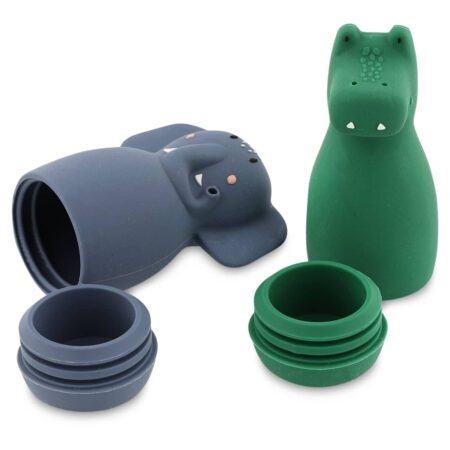 Trixie - Badspeelgoed sproeiende dieren - Mrs. Elephant & Mr. Crocodile