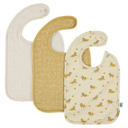 Trixie - Bib 3-pack mix - Lively Lion