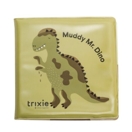 Trixie - Colour changing bath book - Muddy Mr. Dino