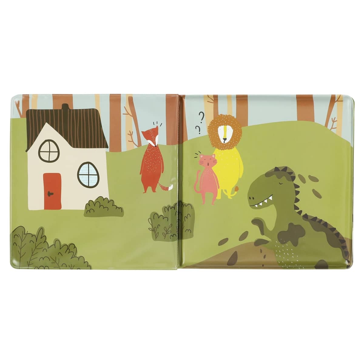 Trixie - Colour changing bath book - Muddy Mr. Dino