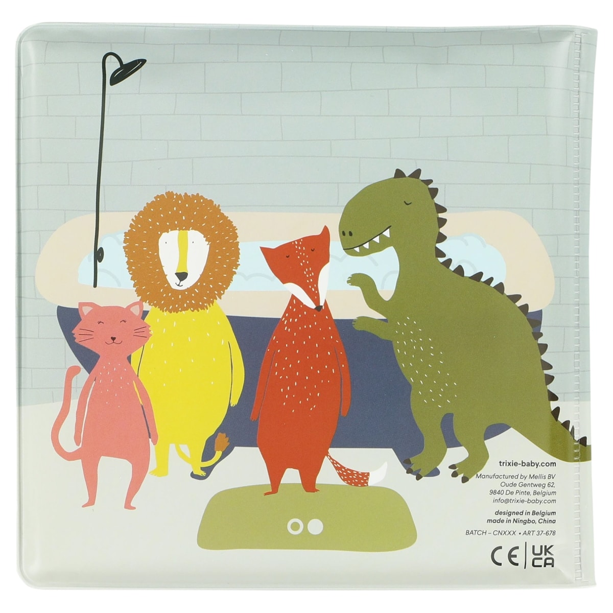 Trixie - Colour changing bath book - Muddy Mr. Dino