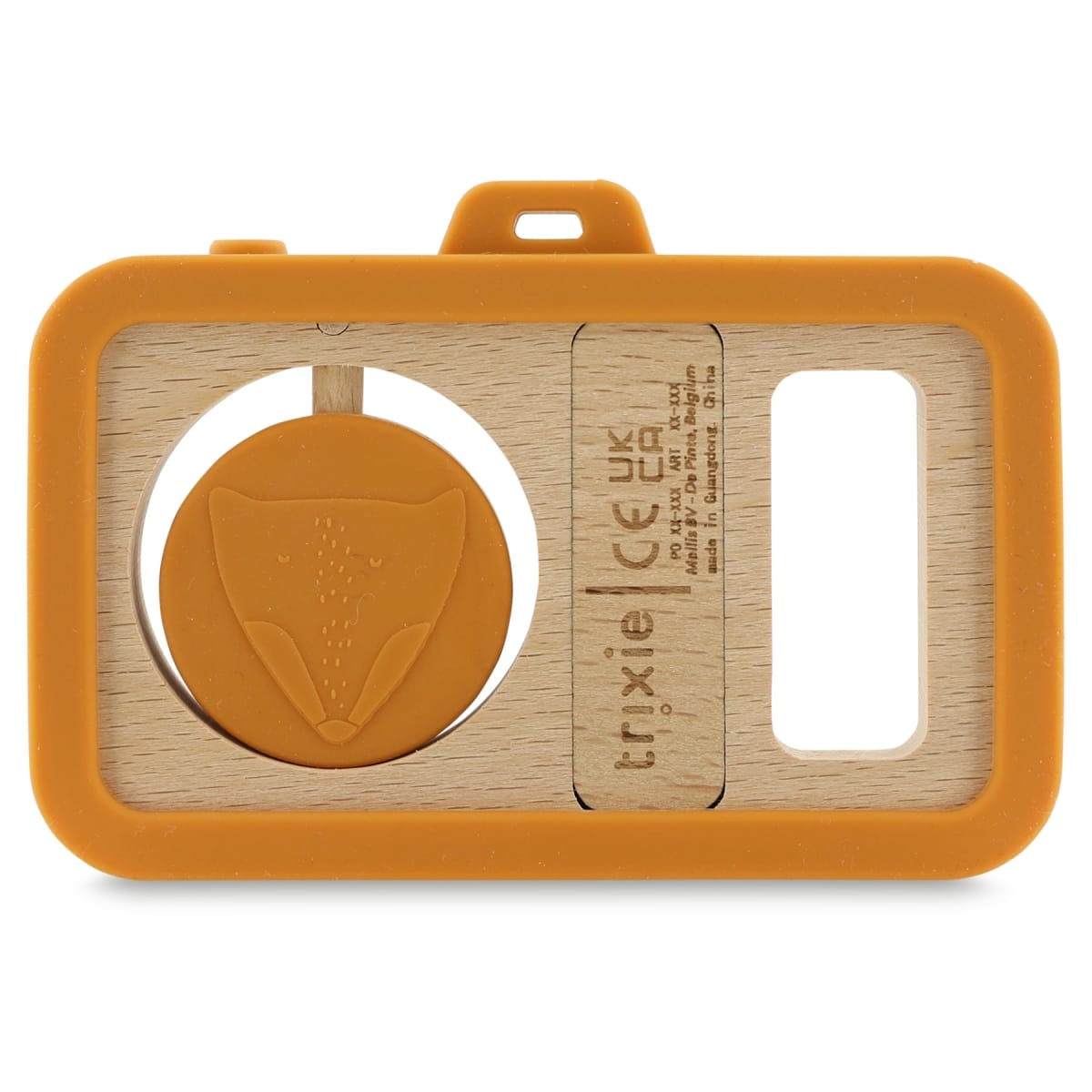 Trixie - Houten baby camera met siliconen - Mr. Fox