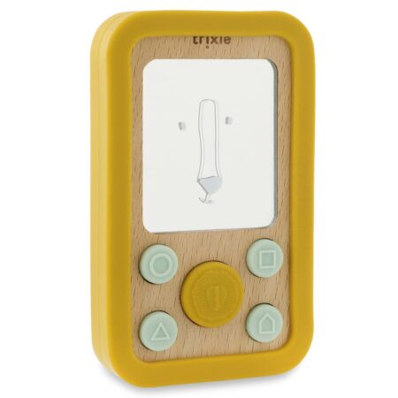 Trixie - Houten baby telefoon met siliconen - Mr. Lion