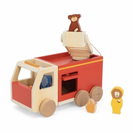 Trixie - Houten brandweerwagen