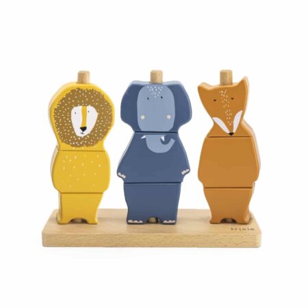 Trixie - Houten dieren puzzel stapelaar