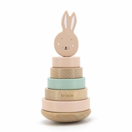 Trixie - Houten stapeltoren - Mrs. Rabbit