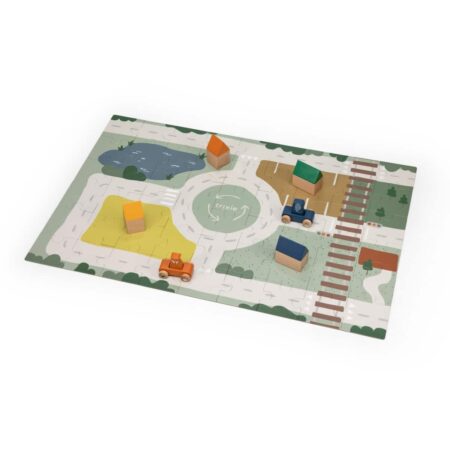 Trixie - Houten stratenpuzzel met accessoires