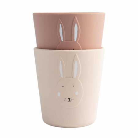Trixie - Silicone beker 2-pack - Mrs. Rabbit